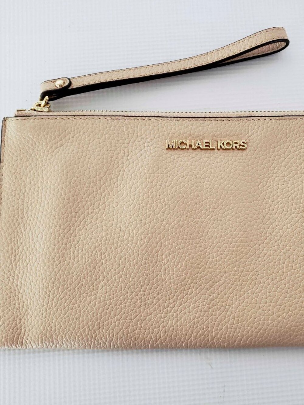 Michael Kors Pebbled Leather Wristlet